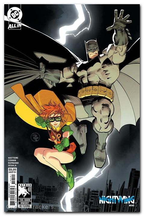 Nightwing #141 (2016) cover d mora dark knight returns 40th anniversary variant