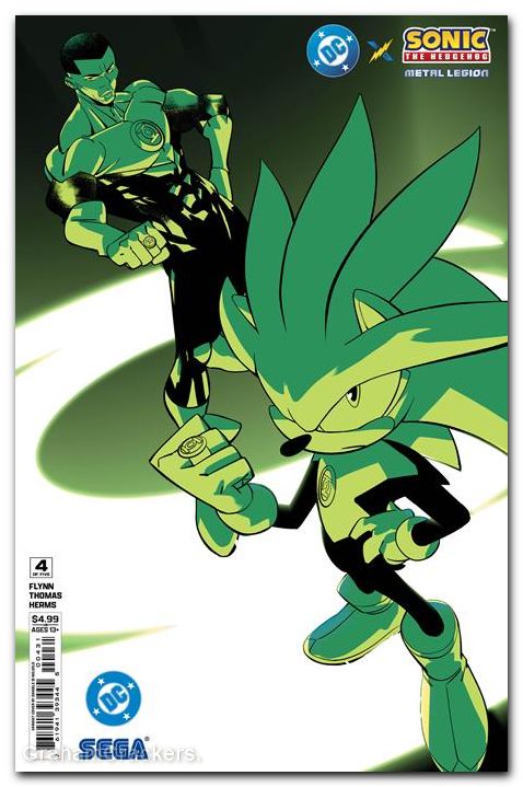 DC X Sonic The Hedgehog The Metal Legion #4 (2026) cover c di nicuolo variant