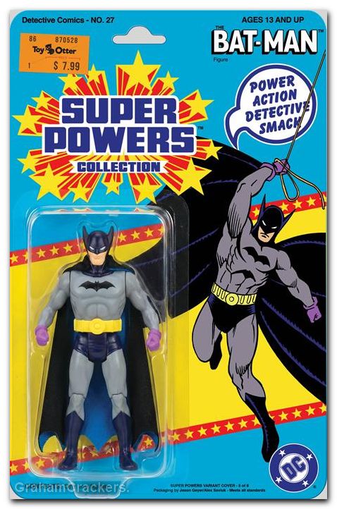 Detective Comics #27 (1937) 2026 facsimile edition cover b geyer first appearance batman super powers action figure variant
