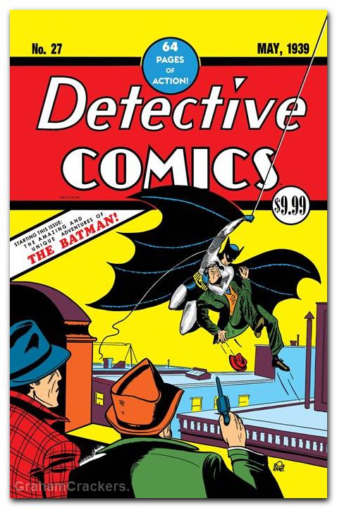 Detective Comics #27 (1937) 2026 facsimile edition cover d kane foil variant