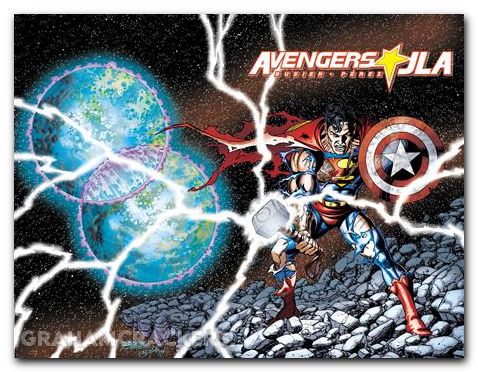 Avengers JLA #4 (2003) 2026 facsimile edition cover a