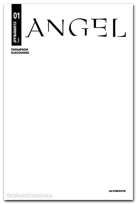 Angel #1 (2026) cover h blank authentix variant