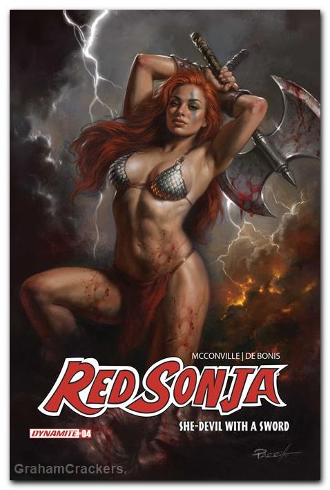 Red Sonja She Devil With A Sword #4 (2026) cover b parrillo variant