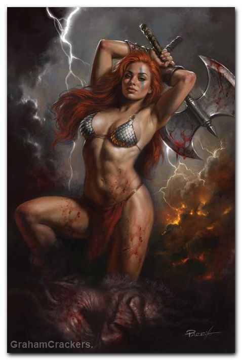 Red Sonja She Devil With A Sword #4 (2026) cover j parrillo virgin variant