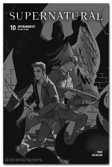 Supernatural #10 (2025) cover h amor line art variant