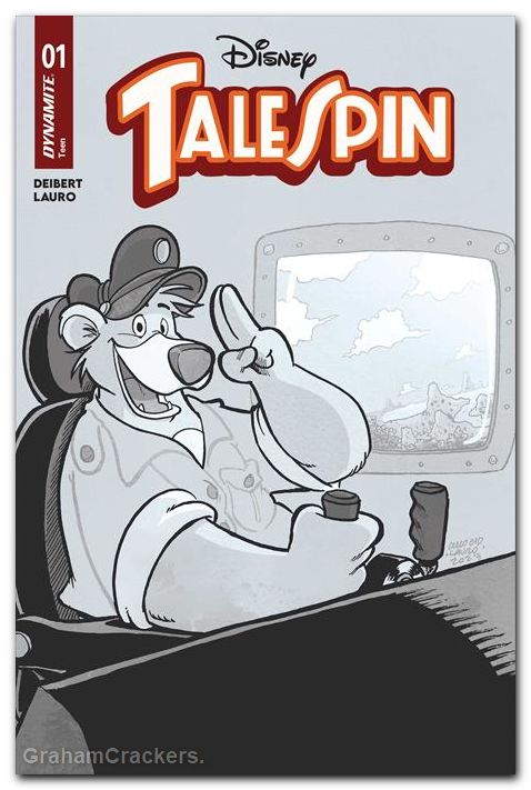 TaleSpin #1 (2026) cover r lauro line art variant