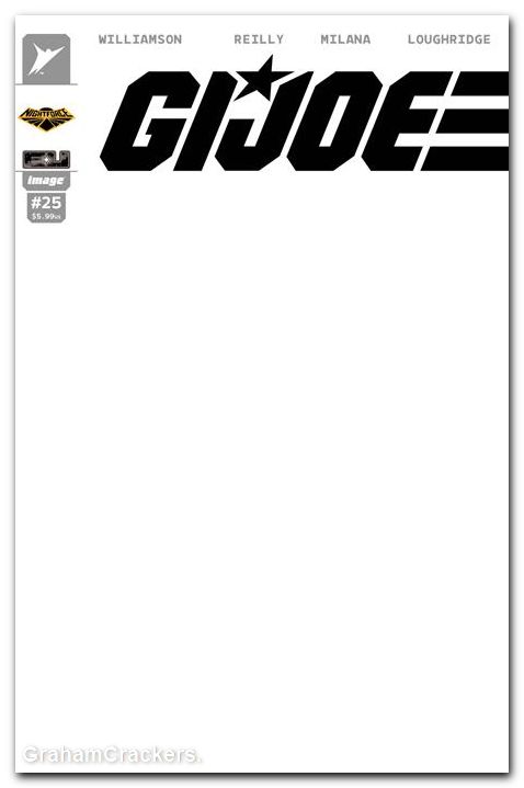 GI Joe #25 (2024) cover h blank night force variant