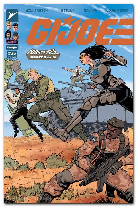 GI Joe #25 (2024) cover i reilly wraparound foil variant