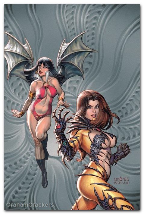 Witchblade Vampirella #1 (2026) cover e linser virgin variant