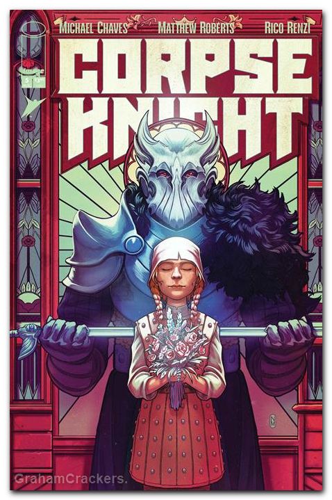 Corpse Knight #5 (2026) cover d malavia stained glass variant