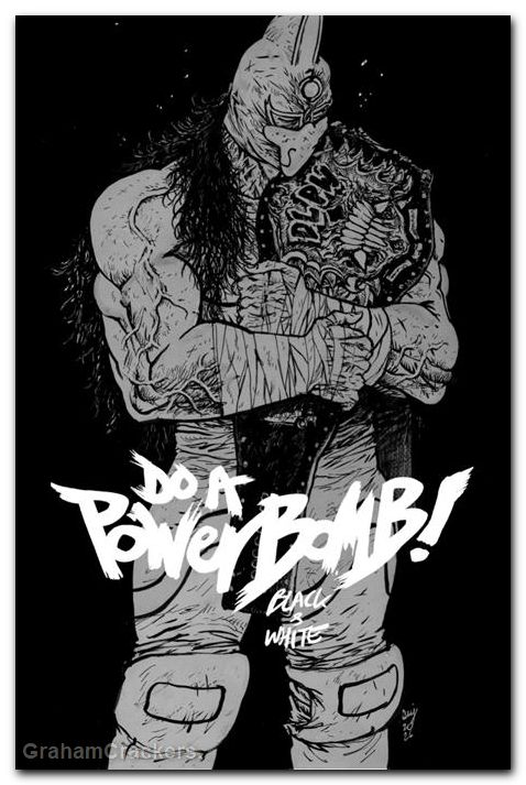 Do A Powerbomb Black And White #2 (2026) cover a