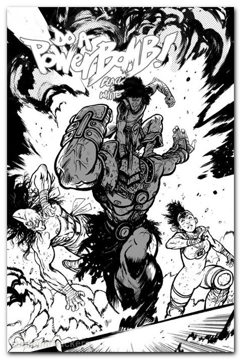 Do A Powerbomb Black And White #2 (2026) cover c johnson action variant