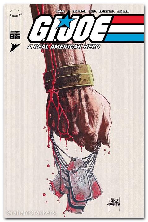 GI Joe A Real American Hero #109 (1982) hama files edition cover b mooneyham variant