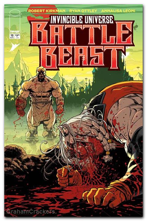 Invincible Universe Battle Beast #12 (2025) cover a