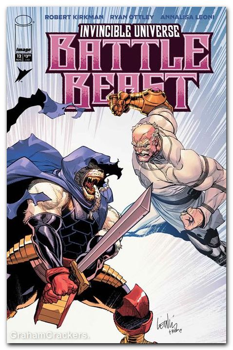 Invincible Universe Battle Beast #12 (2025) cover b yu variant
