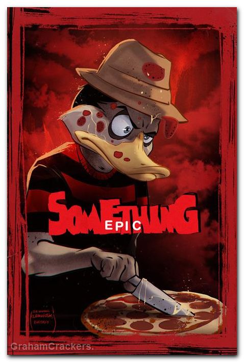 Something Epic #14 cover b kudranski nightmare on elm street homage variant