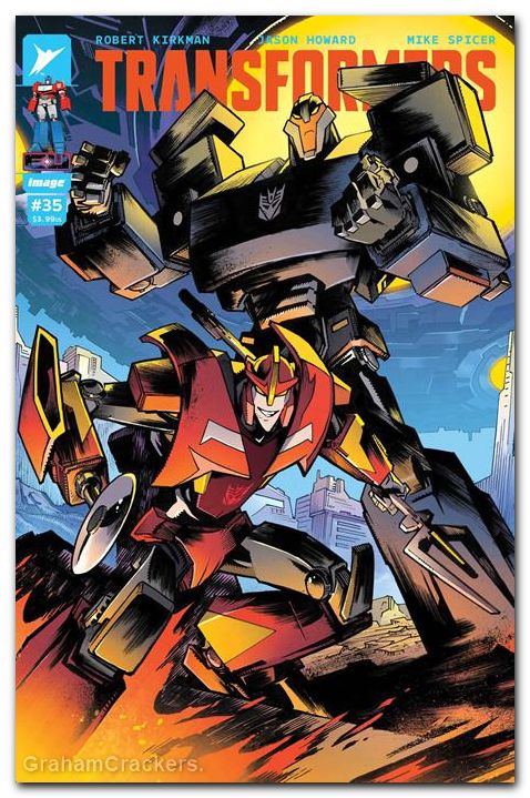 Transformers #35 (2023) cover c howard connecting variant