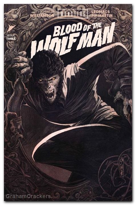 Universal Monsters Blood Of The Wolf Man #3 (2026) cover b cagle variant