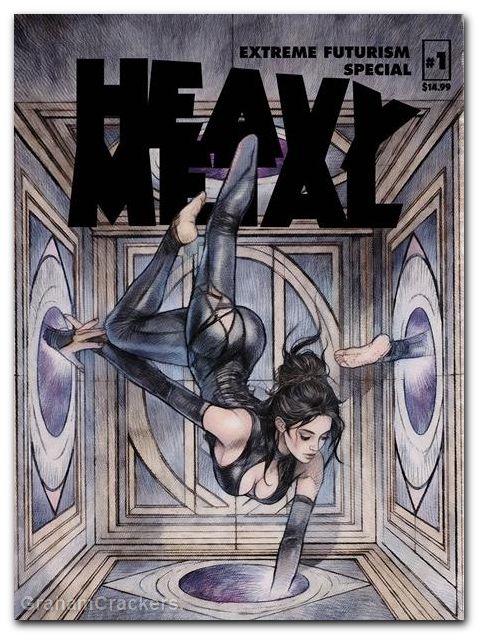 Heavy Metal Magazine Special Extreme Futurism #1 (2026) cover a
