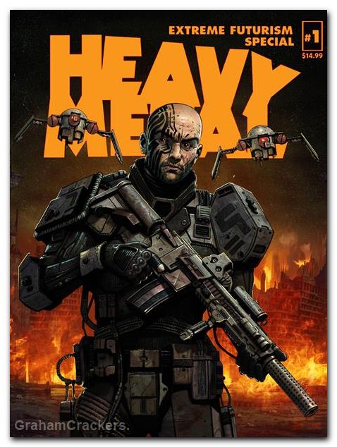 Heavy Metal Magazine Special Extreme Futurism #1 (2026) cover b oezgen variant