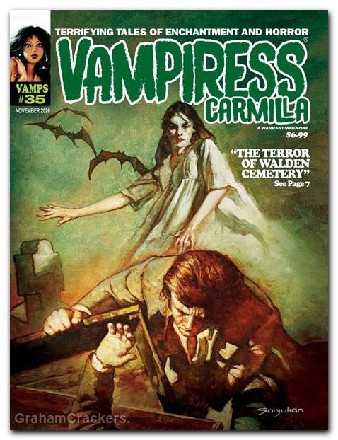 Vampiress Carmilla Magazine #35 cover a