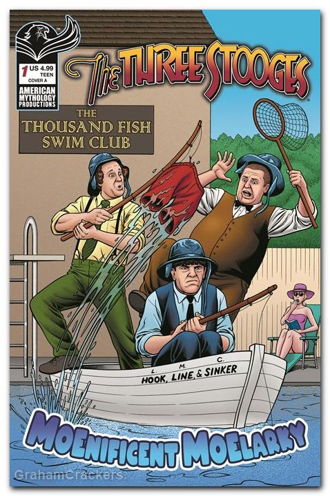 Three Stooges Magnificent Moelarky #1 (2026) cover a