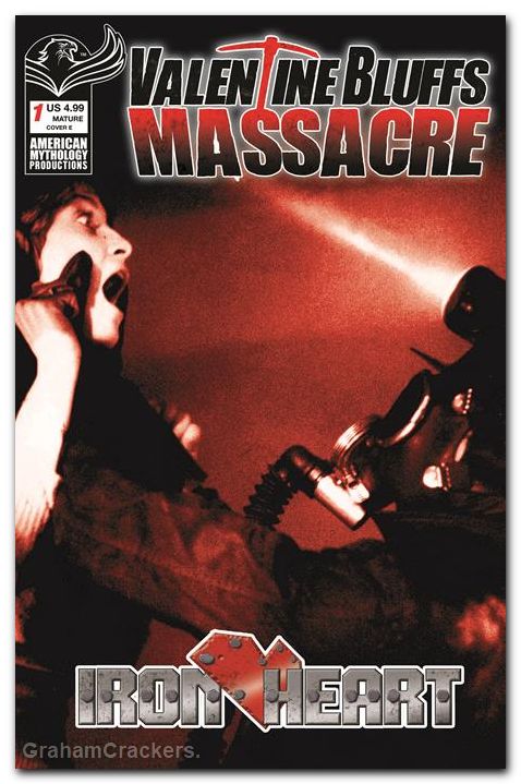 Valentine Bluffs Massacre Iron Heart #1 (2026) cover e photo variant