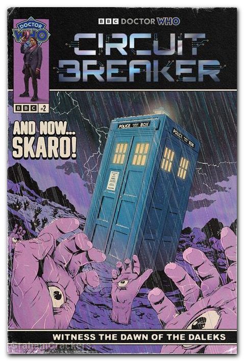 Doctor Who Circuit Breaker #2 (2026) cover d flops dalek takeover variant