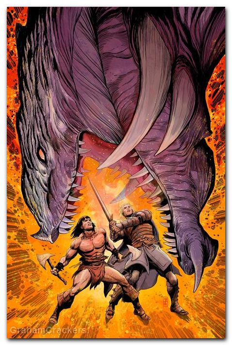 Conan And Dragonero #4 (2026) cover c zircher virgin variant