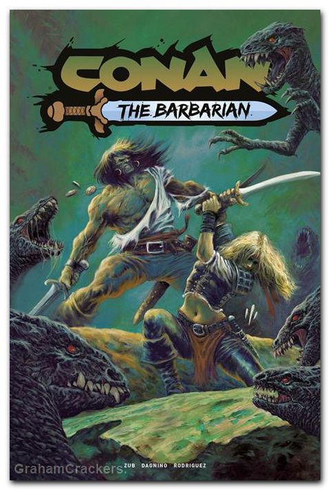 Conan The Barbarian #34 (2023) cover f hernandez glow in the dark variant