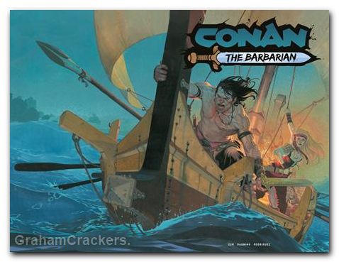 Conan The Barbarian #34 (2023) cover g ribic wraparound variant