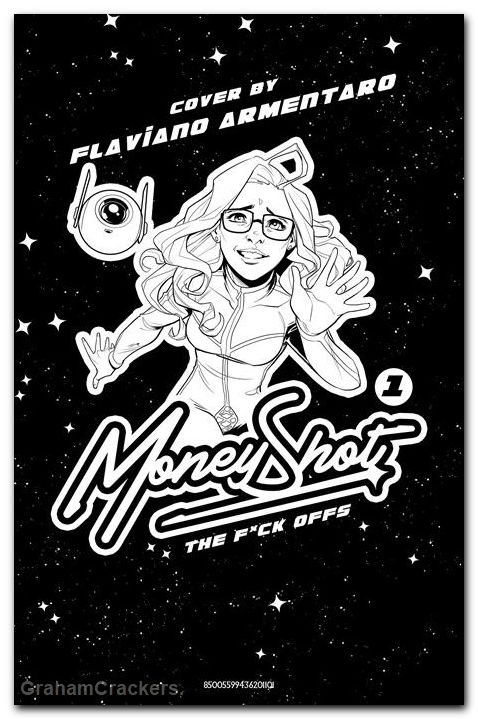 Money Shot The F Offs #1 (2026) cover j flaviano nsfw black bag variant
