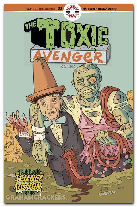 Toxic Avenger #3 (2025) cover b bors unlockable variant