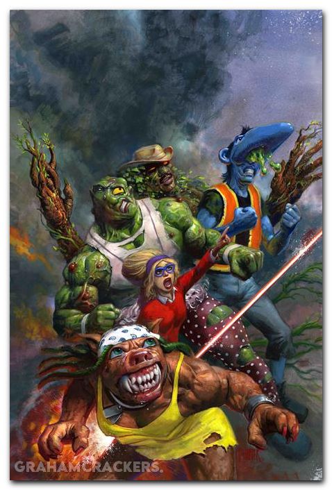 Toxic Avenger #3 (2025) cover c harper exclusive trading card variant