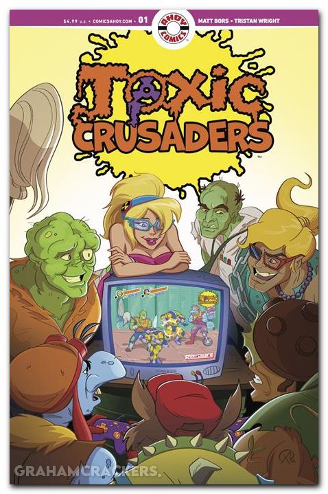 Toxic Crusaders #1 (2025) cover c retroware game art unlockable variant