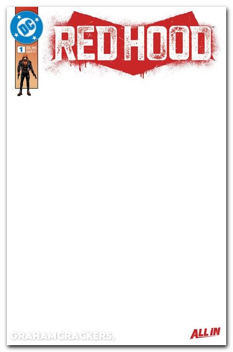 Red Hood #1 (2025) cover g blank variant