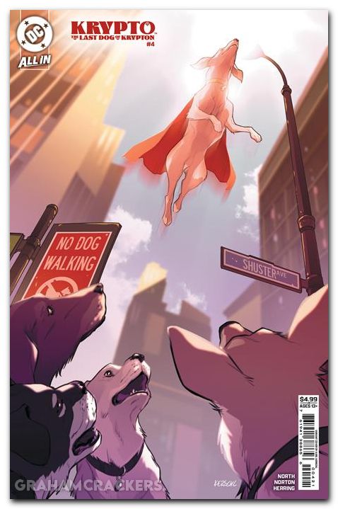 Krypto The Last Dog Of Krypton #4 (2025) cover b kerschl variant