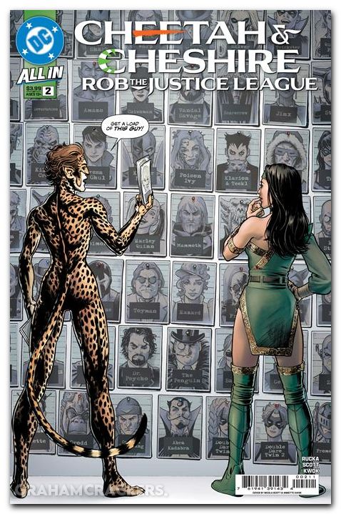 Cheetah And Cheshire Rob The Justice League #2 (2025) cover a