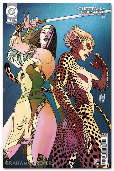 Cheetah And Cheshire Rob The Justice League #2 (2025) cover c march variant