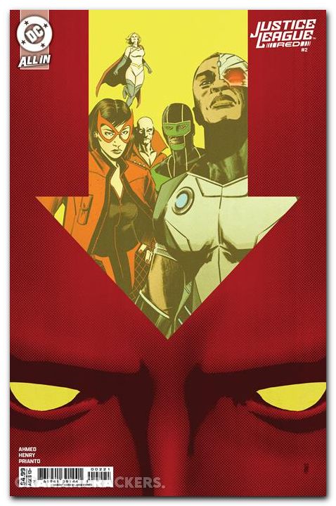Justice League Red #2 (2025) cover b fornes variant