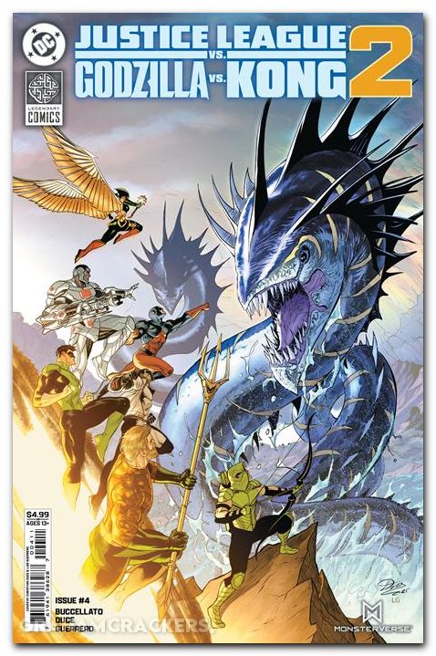 Justice League Vs Godzilla Vs Kong 2 #4 (2025) cover a