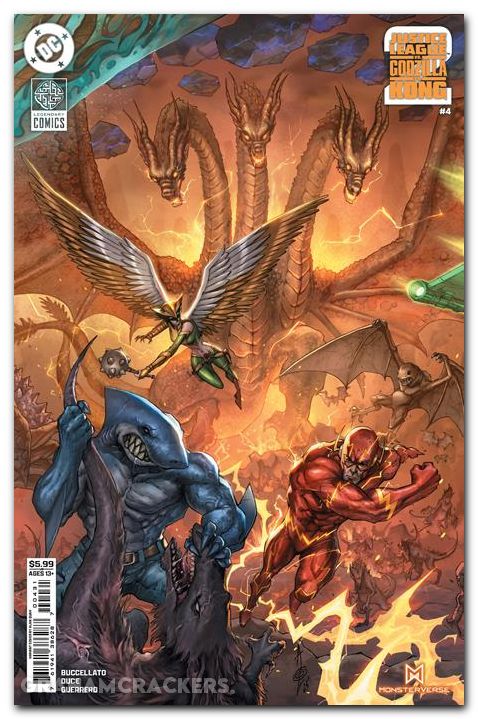 Justice League Vs Godzilla Vs Kong 2 #4 (2025) cover c quah variant