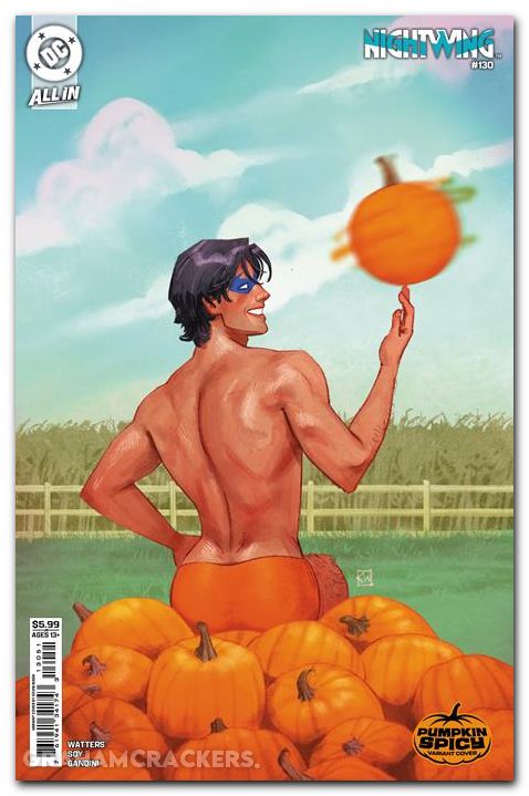 Nightwing #130 (2016) cover d wada pumpkin spicy variant