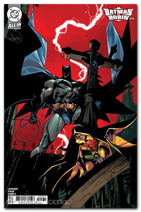 Batman And Robin #25 (2023) cover c ossio variant