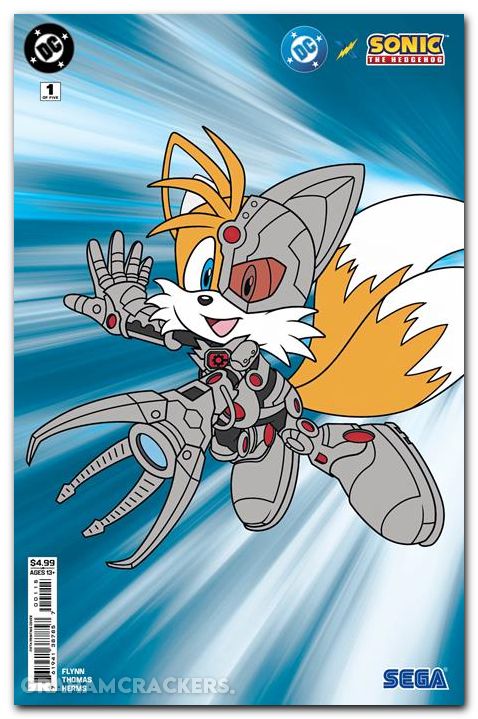 DC X Sonic The Hedgehog #1 (2025) fifth print