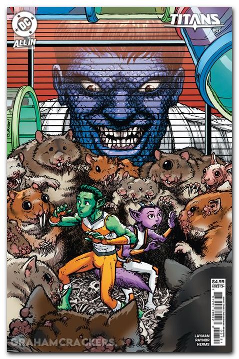 Titans #27 (2023) cover b burnham variant