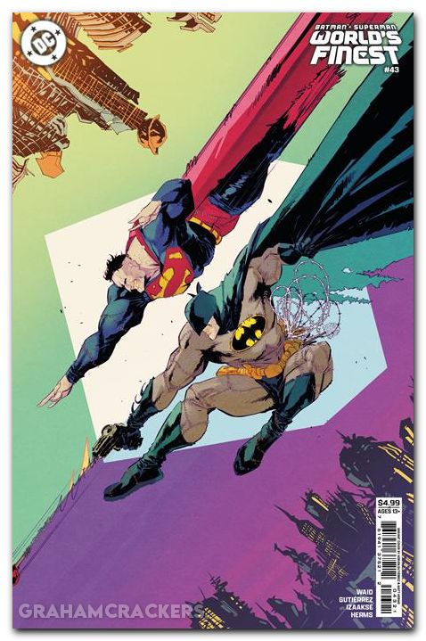 Batman Superman Worlds Finest #43 (2022) cover c gutierrez variant