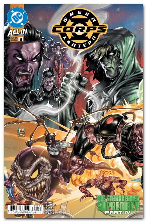 Green Lantern Corps #8 (2025) cover a