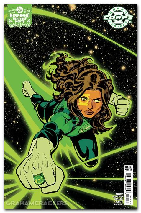 Green Lantern Corps #8 (2025) cover d romero hispanic heritage month jessica cruz variant