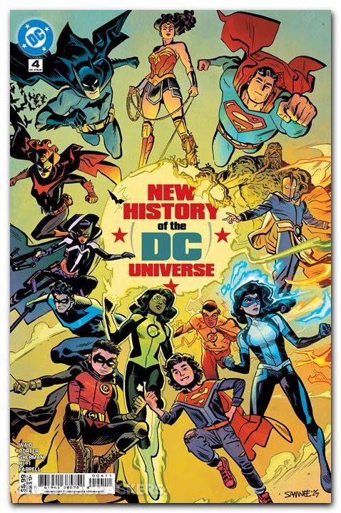 New History Of The DC Universe #4 (2025) cover a